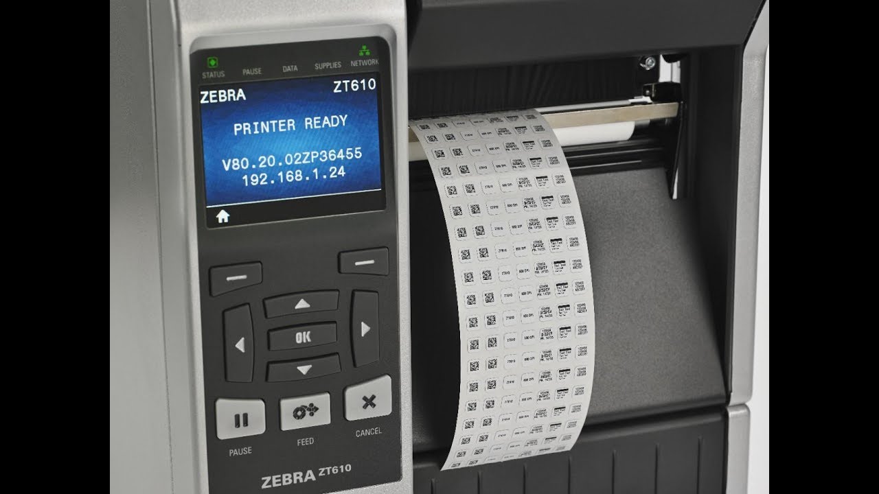 Zebra ZT610 Barkod Yazıcı 203 Dpi